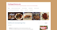 Desktop Screenshot of findveganchoices.com